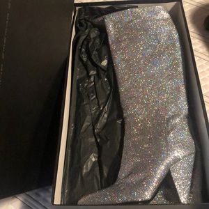 Jayne silver Steve Madden Boot